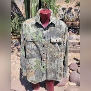 Vintage Redhead Distressed Camouflage  Shirt